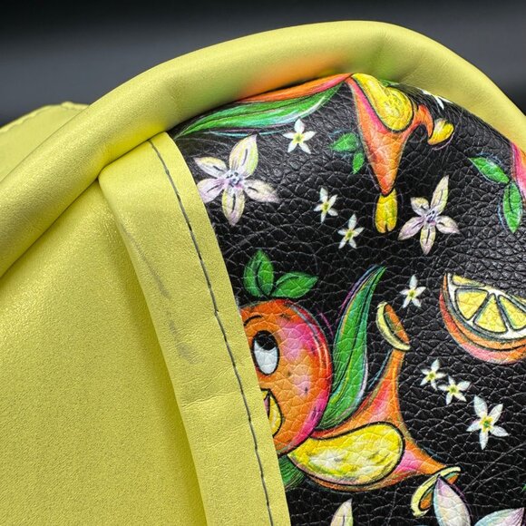 Rosie Sling Purse Anthropomorphic Orange Black Yellow Adjustable Strap Kitschy - Picture 7 of 12